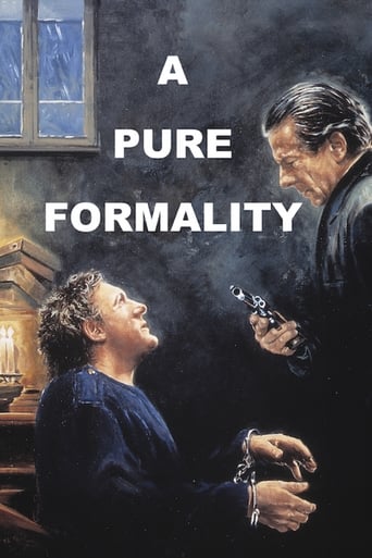 دانلود فیلم A Pure Formality 1994 (تشریفات ساده)